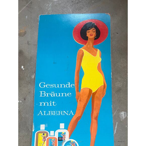 1960s retro sign, advertising, mod, retro, German, Berlin, beauty, bikini - Picture 10 of 13